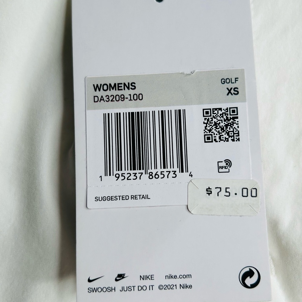 Nike Dri-FIT NWT Victory 5" Golf Shorts Size XS White Standard Fit‎ Preppy NEW - Picture 6 of 12